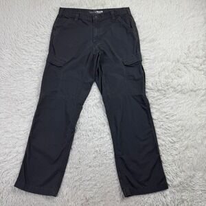 Carhartt Pants Mens 36x32 Shadow Gray Force Relaxed Fit Ripstop Cargo Work Pant